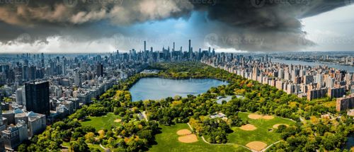 Central Park in the Manhattan